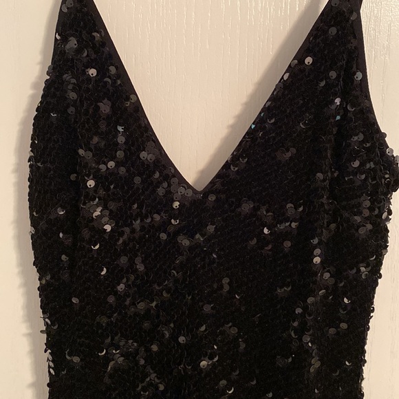 dress the population sequin gown (S) - Picture 3 of 10